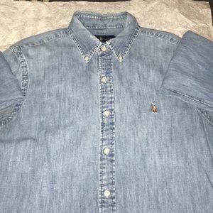 Men’s Ralph Lauren chambray denim shirt